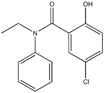 5-chloro-N-ethyl-2-hydroxy-N-phenylbenzamide Structure