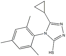 5-cyclopropyl-4-(2,4,6-trimethylphenyl)-4H-1,2,4-triazole-3-thiol