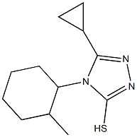  5-cyclopropyl-4-(2-methylcyclohexyl)-4H-1,2,4-triazole-3-thiol