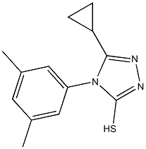 5-cyclopropyl-4-(3,5-dimethylphenyl)-4H-1,2,4-triazole-3-thiol