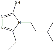 5-ethyl-4-(3-methylbutyl)-4H-1,2,4-triazole-3-thiol|