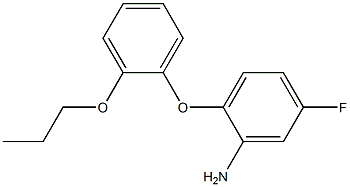  5-fluoro-2-(2-propoxyphenoxy)aniline