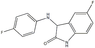  5-fluoro-3-[(4-fluorophenyl)amino]-2,3-dihydro-1H-indol-2-one