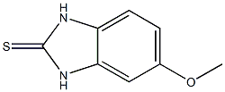 5-methoxy-2,3-dihydro-1H-1,3-benzodiazole-2-thione Struktur