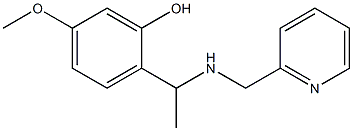 5-methoxy-2-{1-[(pyridin-2-ylmethyl)amino]ethyl}phenol