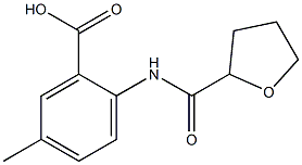  5-methyl-2-[(tetrahydrofuran-2-ylcarbonyl)amino]benzoic acid
