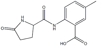  5-methyl-2-{[(5-oxopyrrolidin-2-yl)carbonyl]amino}benzoic acid