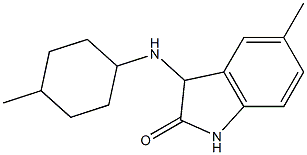 5-methyl-3-[(4-methylcyclohexyl)amino]-2,3-dihydro-1H-indol-2-one|