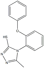 5-methyl-4-(2-phenoxyphenyl)-4H-1,2,4-triazole-3-thiol Struktur