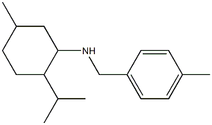 5-methyl-N-[(4-methylphenyl)methyl]-2-(propan-2-yl)cyclohexan-1-amine