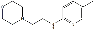 5-methyl-N-[2-(morpholin-4-yl)ethyl]pyridin-2-amine 结构式