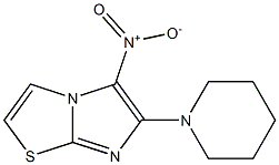 5-nitro-6-piperidin-1-ylimidazo[2,1-b][1,3]thiazole Structure