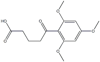5-oxo-5-(2,4,6-trimethoxyphenyl)pentanoic acid,,结构式