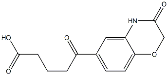 5-oxo-5-(3-oxo-3,4-dihydro-2H-1,4-benzoxazin-6-yl)pentanoic acid|