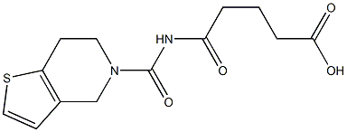  5-oxo-5-{4H,5H,6H,7H-thieno[3,2-c]pyridin-5-ylcarbonylamino}pentanoic acid