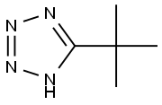 5-tert-butyl-1H-1,2,3,4-tetrazole,,结构式