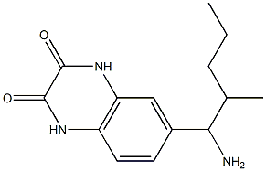 6-(1-amino-2-methylpentyl)-1,2,3,4-tetrahydroquinoxaline-2,3-dione