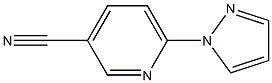 6-(1H-pyrazol-1-yl)pyridine-3-carbonitrile,,结构式