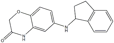 6-(2,3-dihydro-1H-inden-1-ylamino)-3,4-dihydro-2H-1,4-benzoxazin-3-one