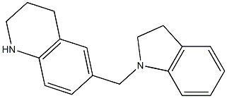 6-(2,3-dihydro-1H-indol-1-ylmethyl)-1,2,3,4-tetrahydroquinoline|