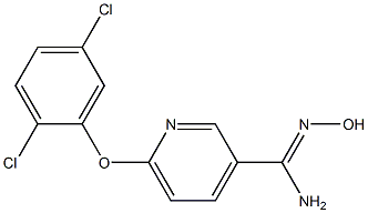 6-(2,5-dichlorophenoxy)-N'-hydroxypyridine-3-carboximidamide