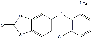 6-(2-amino-6-chlorophenoxy)-2H-1,3-benzoxathiol-2-one