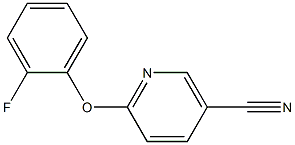 6-(2-fluorophenoxy)nicotinonitrile|