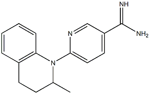 6-(2-methyl-3,4-dihydroquinolin-1(2H)-yl)pyridine-3-carboximidamide,,结构式
