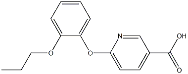  6-(2-propoxyphenoxy)pyridine-3-carboxylic acid