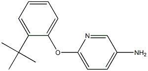 6-(2-tert-butylphenoxy)pyridin-3-amine Structure