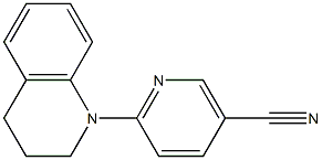 6-(3,4-dihydroquinolin-1(2H)-yl)nicotinonitrile,,结构式
