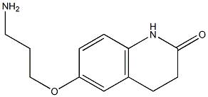 6-(3-aminopropoxy)-3,4-dihydroquinolin-2(1H)-one Structure