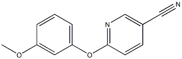 6-(3-methoxyphenoxy)nicotinonitrile Structure