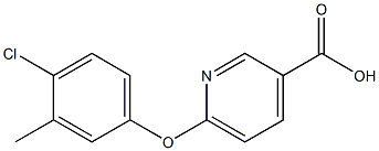 6-(4-chloro-3-methylphenoxy)pyridine-3-carboxylic acid