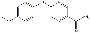 6-(4-ethylphenoxy)pyridine-3-carboximidamide