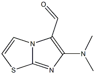 6-(dimethylamino)imidazo[2,1-b][1,3]thiazole-5-carbaldehyde 结构式