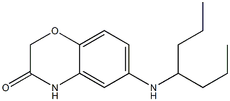 6-(heptan-4-ylamino)-3,4-dihydro-2H-1,4-benzoxazin-3-one|