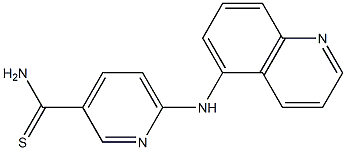 6-(quinolin-5-ylamino)pyridine-3-carbothioamide
