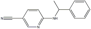 6-[(1-phenylethyl)amino]nicotinonitrile Structure