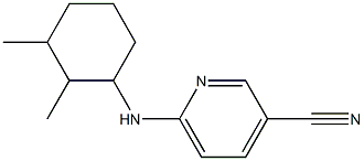 6-[(2,3-dimethylcyclohexyl)amino]pyridine-3-carbonitrile Structure