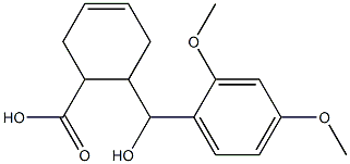 6-[(2,4-dimethoxyphenyl)(hydroxy)methyl]cyclohex-3-ene-1-carboxylic acid