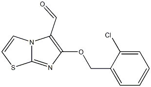 6-[(2-chlorobenzyl)oxy]imidazo[2,1-b][1,3]thiazole-5-carbaldehyde|