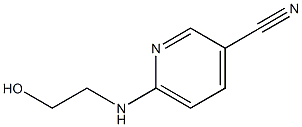 6-[(2-hydroxyethyl)amino]pyridine-3-carbonitrile Structure