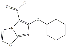  6-[(2-methylcyclohexyl)oxy]-5-nitroimidazo[2,1-b][1,3]thiazole