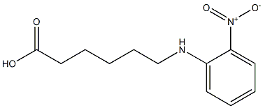 6-[(2-nitrophenyl)amino]hexanoic acid Structure