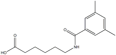 6-[(3,5-dimethylbenzoyl)amino]hexanoic acid|