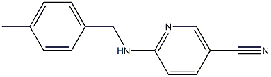 6-[(4-methylbenzyl)amino]nicotinonitrile Structure