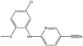  6-[(5-chloro-2-methoxyphenyl)amino]pyridine-3-carbonitrile