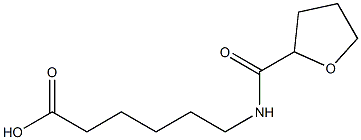 6-[(tetrahydrofuran-2-ylcarbonyl)amino]hexanoic acid 化学構造式