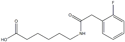 6-{[(2-fluorophenyl)acetyl]amino}hexanoic acid